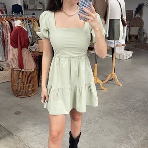 Vestique Mint Green babydoll dress